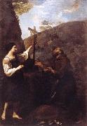 SACCHI, Andrea St Francis Marrying Poverty d oil painting